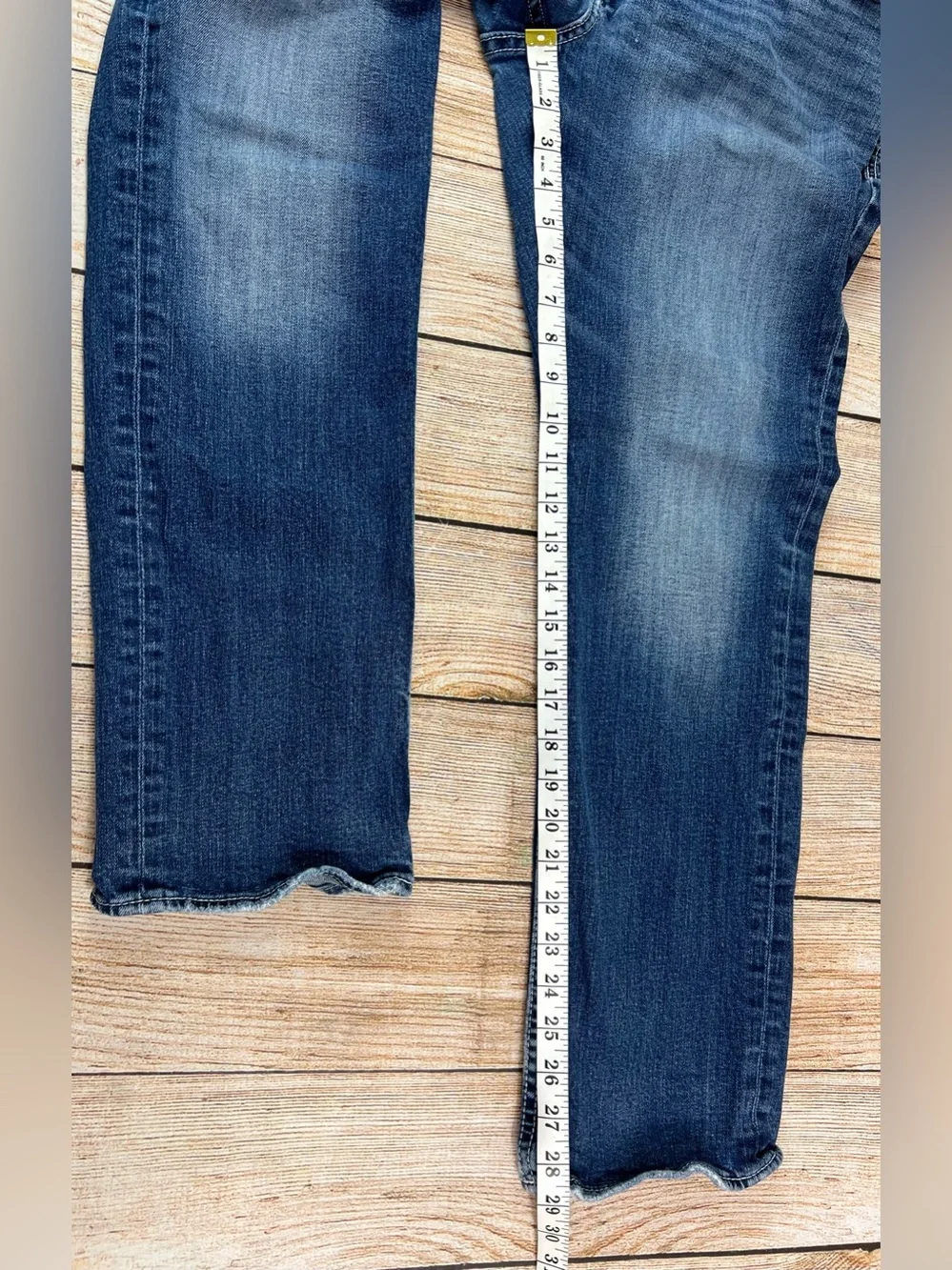 BKE Men Jeans 32x30 Straight Blue Denim